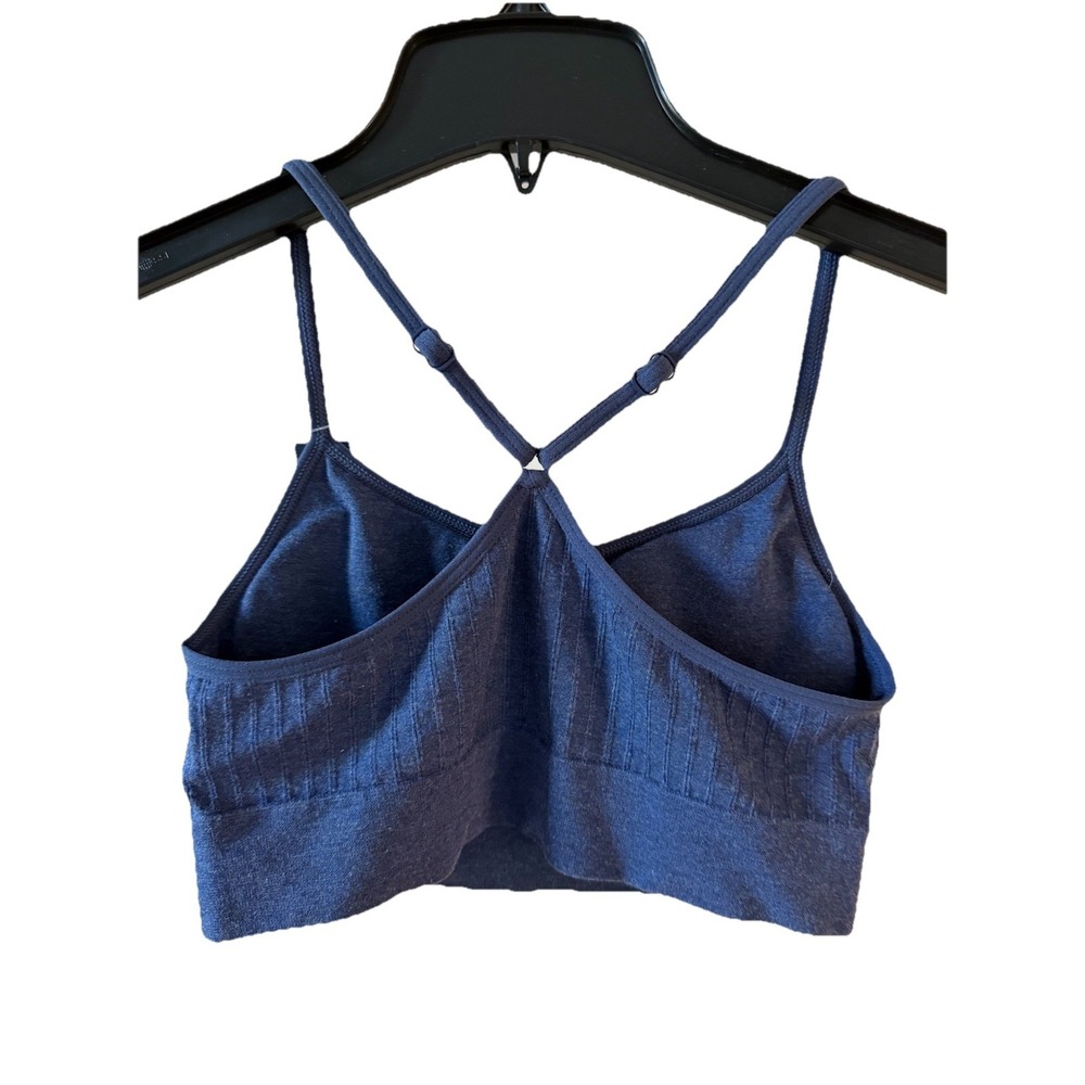 Nautica Intimates Blue Criss-Cross Racerback Bra Style 7213–28 Super Soft Sz S‎ - Picture 2 of 4